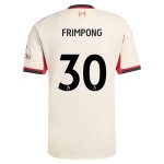 Günstige Fußballtrikots Liverpool Jeremie Frimpong 30 Auswärtstrikot 2025-26 Kurzarm